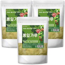 Domestic mulberry leaf powder 500g 3 packs / 국산 뽕잎 분말 가루 500g 3개