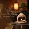 Palo Santo Holder Ceramic,Mini Chiminea Cone Incense Burner,Incense Chimney for