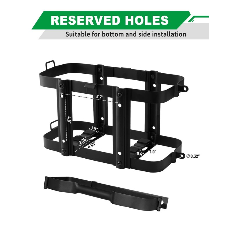 Racewill 5 Gallon Water Storage Containers Holder Mount - Only