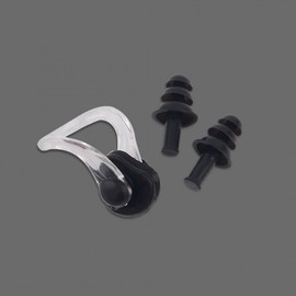 Swimming Earplugs Set Ear Protection Noise Reduction Earplugs Water Sports Earplugs Black 5ea