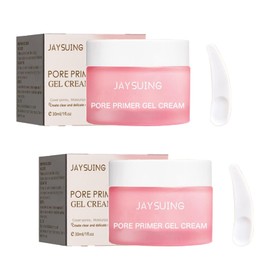 YANINEE 2 Stück Porenfüllende Gel Creme, Pore Shrink Porengrundierung Gel Creme, Invisible Pore Face Primer For All Skin