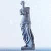 TOPBATHY 1pc Resin Ornaments - Aphrodite & Male Figurines -