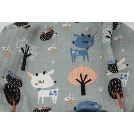Clevere Kids Muslin Cloths, Pack of 10, Boys or Girls, 70 x 80 cm, Oeko-Tex, Made in EU (Set Boys Printed)