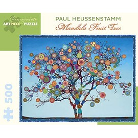 Paul Heussenstamm Mandala Fruit Tree 500-Piece Jigsaw Puzzle Aa964