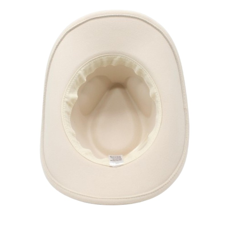 LIDHAY Women Men Classic Felt Wide Brim Western Cowboy Cowgirl