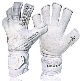 GK Saver Football Goalkeeper Gloves Passion Beast Pro Professional Anti Slip Grip Palm Soccer Goalie Gloves. (Passion Beast Pro 1, SIZE 6)