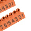 100Pcs TPU Pig Cow Ear Tag with Number 001‑100 Ear