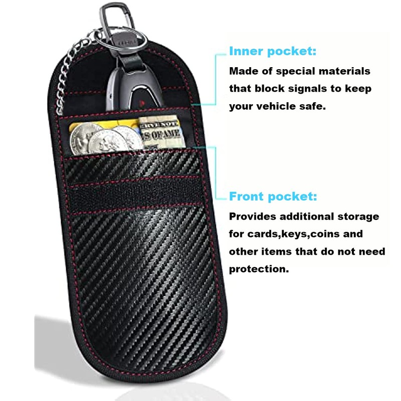 Radisoph Keyless Go Protection Car Key Signal Blocking Bag, Pack