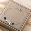 EUEAVAN Hecate Bracelet Wicca Triple Moon Goddess Pentagram Anklet Magic
