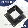 WHATWEARS 4 x 4 Post Base 4 Pcs (Inner Size