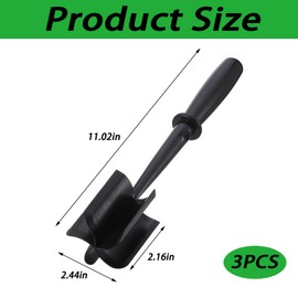 3Pcs Meat Masher, Mince Meat Masher, Versatile Mince Meat Masher, Handheld Meat Chopper, Ground Beef Masher Tool, Versatile Kitchen Tool for Hamburger Meat, Minced Meat, Butter, Potato