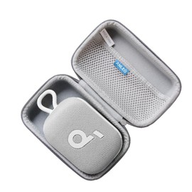 Anleo Hard Travel Case for Soundcore Select 4 Go Bluetooth Shower Speaker (Gray)