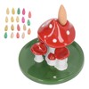 Mushroom Backflow Incense Burners Cute Waterfall Incense Holder with 20