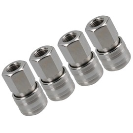 Euro Air Line Quick Release Hose Coupler Connector 1/4 BSP Female Thread 4pc