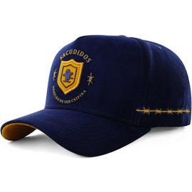 Sacudido's Cap Hat | Proud of My Rural Roots - 6 Panel Cap - Blue | Western Rancher Edition | Adjustable for Men Women, Black, One Size