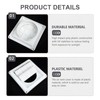 TEHAUX Louvered Air Vent Cover for Exterior Wall Durable Plastic