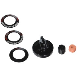 Range Kleen Gas Range & Oven Replacement Knob Kit, Black