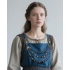 L'VOW Viking Apron Brooch Chains Cloak Clasp Brooches with Chain