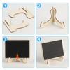 18 Chalkboards Small with Stand, Mini Small Boards for Labelling,