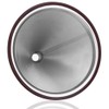 Paperless Stainless Steel Pour Over Coffee Filter, DaKuan Reusable Drip