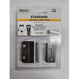 WAHL 2-Hole Clipper Blade 1006 - Standard - 1mm - 3mm, Super Taper, Sterling,Etc