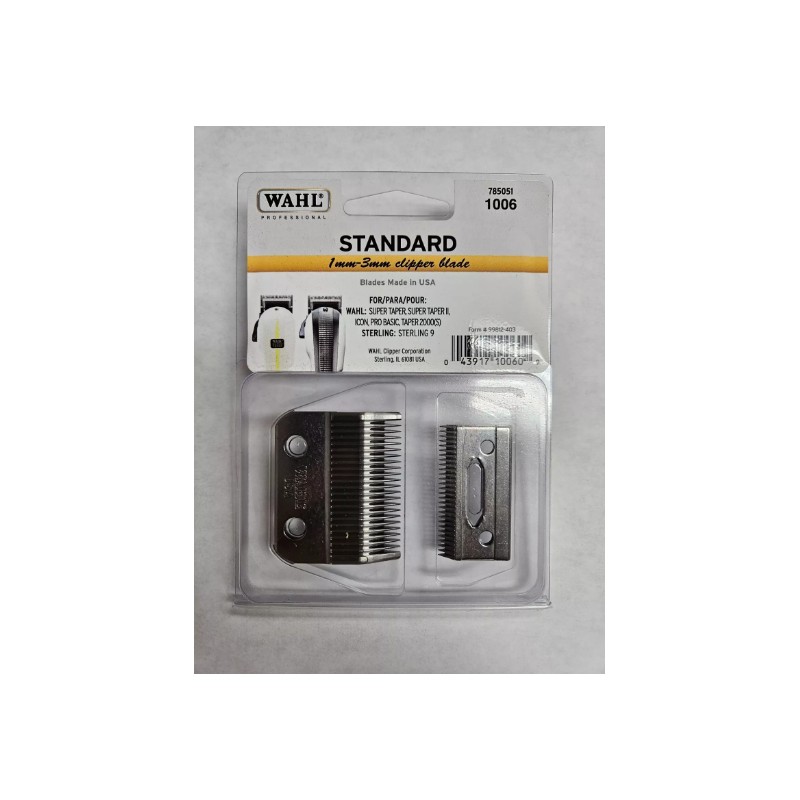 WAHL 2-Hole Clipper Blade 1006 - Standard - 1mm -