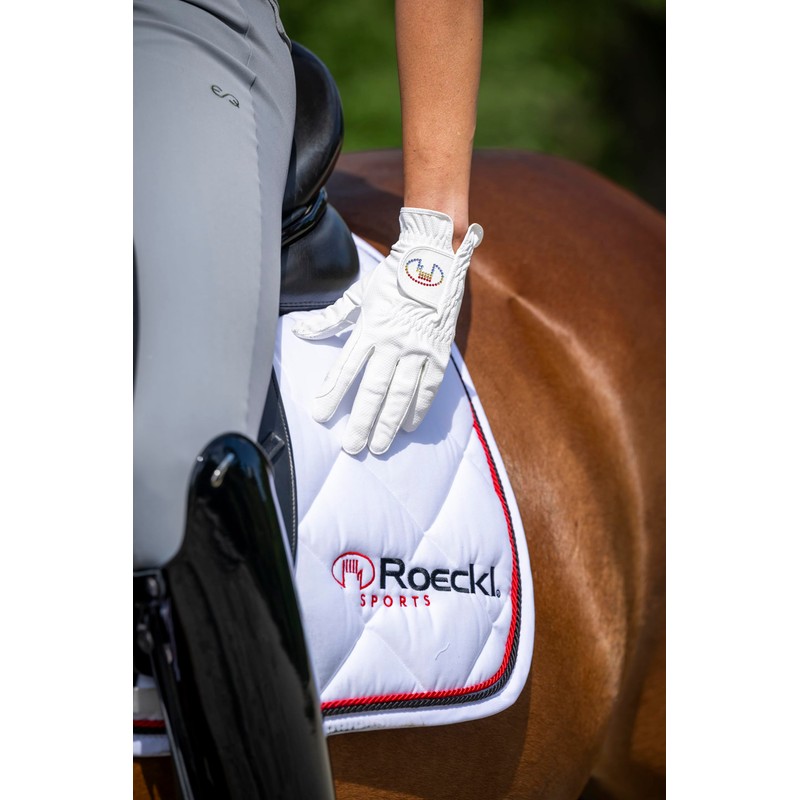 Roeckl Sports Riding Gloves Marne Leisure Summer Gloves Blue/Rainbow 7