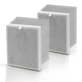 True HEPA Pure-Zone Air Purifier Replacement Filter Compatible with Pure Enrichment PureZone Air Purifier Filter and PureZone True HEPA Air Purifier PEAIRPLG, 2 True HEPA Filter & 8 Extra Pre-Filters