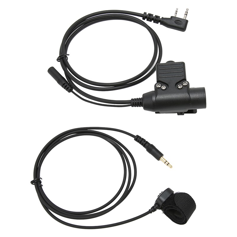 U94 PTT Adapter Push to Talk Button Walkie Talkie Military