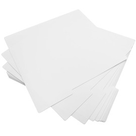 12 Inches Vinyl Record Dividers White Hard PP Material Category Tab Double-Side Plastic Record Guides for LP, Album Crate, Bookshelf Organizer (10)