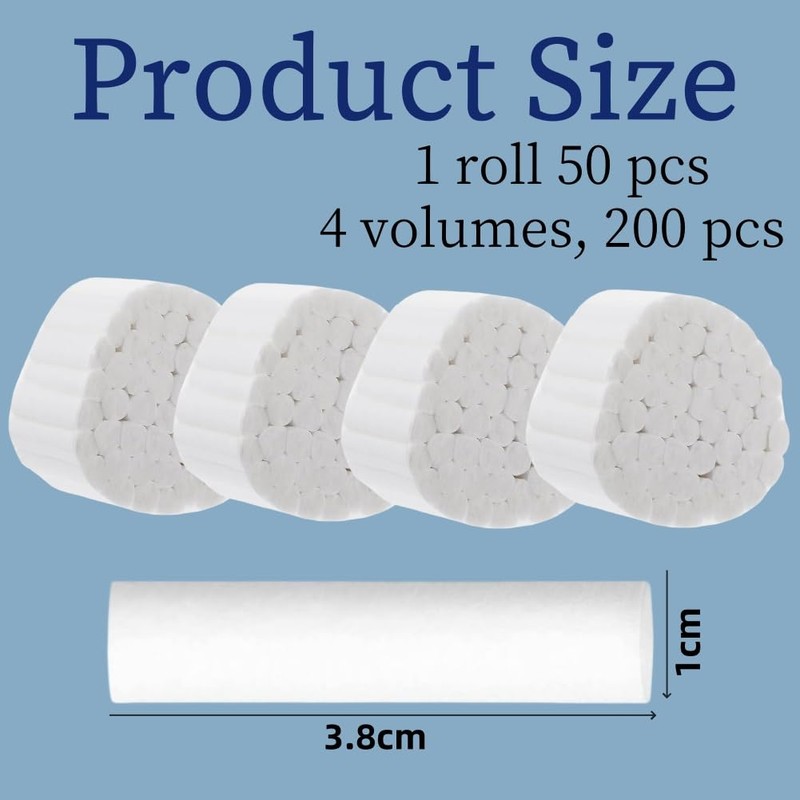 Cotton Rolls, Dental Cotton Rolls, Dental Cotton Rolls, Cotton Rolls