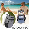 BAGLHER Lightweight Insulated Cooler Backpack - 30 Cans, Leak-Proof for