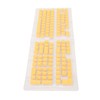 PBT Pudding Keycaps 129 Keys Translucent OEM Height Doubleshot Injection