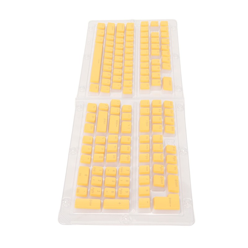 PBT Pudding Keycaps 129 Keys Translucent OEM Height Doubleshot Injection