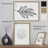 DEHA Fontana Wooden Picture Frame, 21 x 29.7 cm, Black