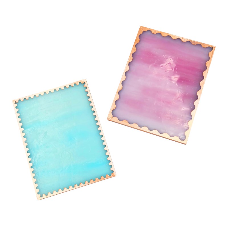 ARTKINGTO Scalloped Copper Foil Tape for Stained Glass, DIY Handicrafts,