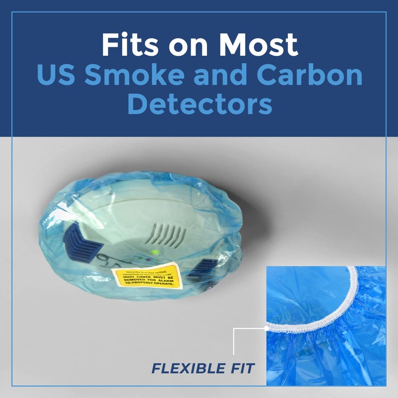 IMPRESA Pack of 12 Temporary Smoke Detector Cover Pack -