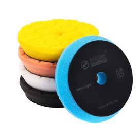 DETAILINGPADS Set of 5 Polishing Pads 150/130 mm Propeller Polishing Sponge Set | Polishing Pad Excellent Heat Dissipation | Polishing Set Velcro Polishing Attachment Cordless Screwdriver | Polishing