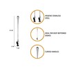 Premier Housewares Sundae and Latte Spoon Set of 4, Stainless