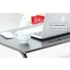 SogesGame Side Table with Wheels, Home Snack Side Table with