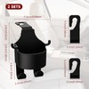 2 Pack Portable Seat Cup Holder with Hooks,Multi-functional Hook for