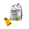 Banana Storage Drawstring Bag With Side Zipper Keeps Them Fresher