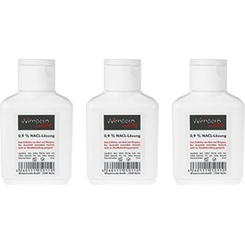 Wimpernwelle Physiological Saline Solution 3 x 125 ml