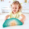 Hape Arctic Polar Bear Stacking Blocks | Sensory Wooden Learning