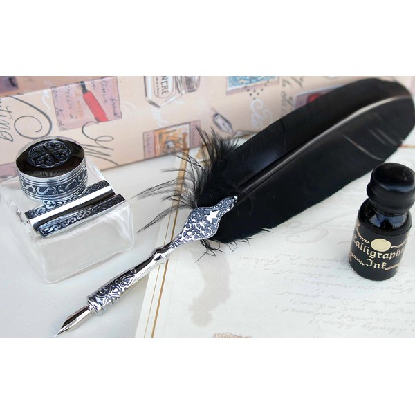 Jane Austen Calligraphy Pen Set Pen Ink Bottle and Ink