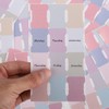 20 Sheets/240 Pieces Sticky Index Tabs, Double Sided Book Page