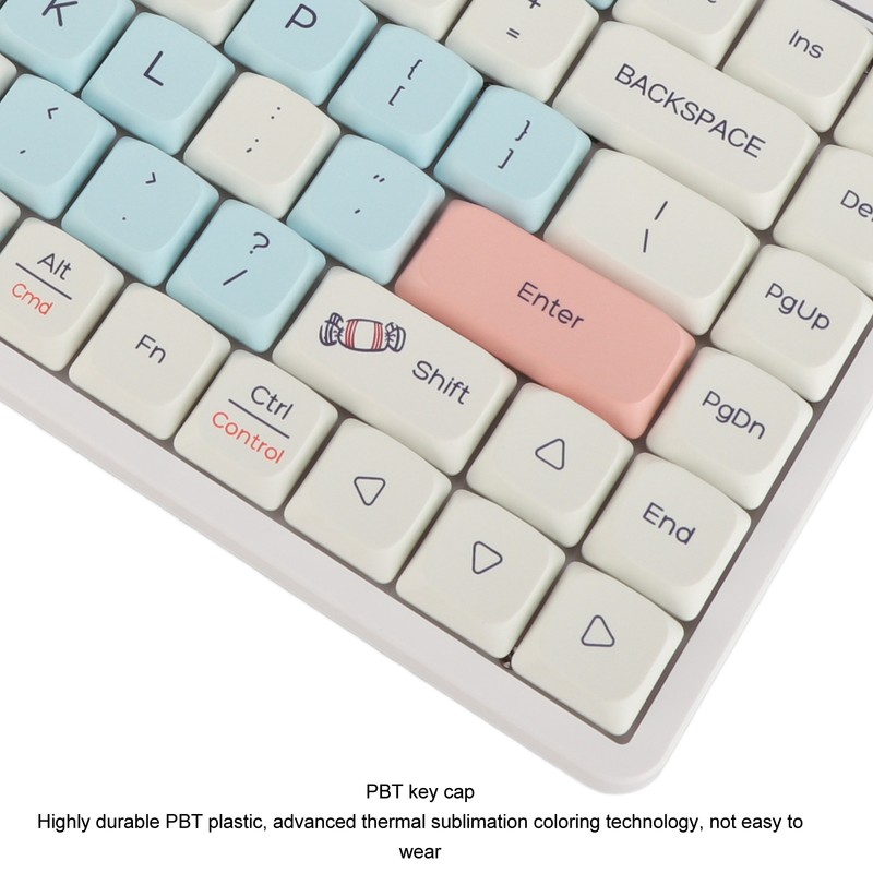 84 Key Bluetooth Keyboard 3 Mode 2.4G Wireless Bluetooth Gaming