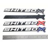 1Pcs SHITBOX Truck Exterior Emblems 3D Badge Sticker Decal Compatible