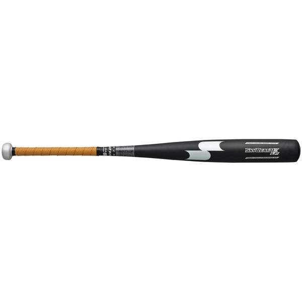 SSK SBB1004 Skybeat 31K-LF Baseball Hard Bat Metal Black x NB Silver, 32.7 inches (83 cm)
