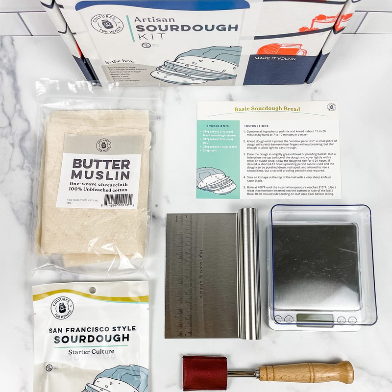 Cultures for Health Artisan Bread Making Kit | 5 Piece